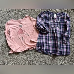 Carters/ Oshkosh tops toddler girl